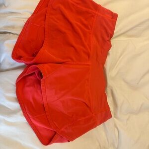 Lululemon Coral Speed Up Shorts